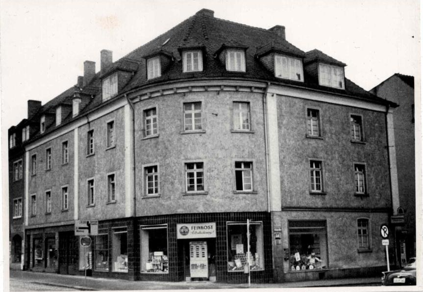 Ladengeschäft Elisenstr. 1 ca. 1960