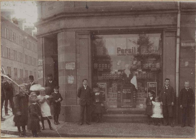 Ladengeschäft Elisenstr. 1 ca. 1920